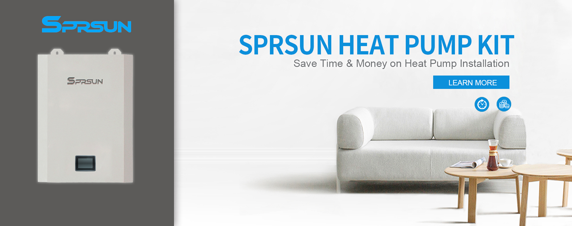 sprsun heat pump kit